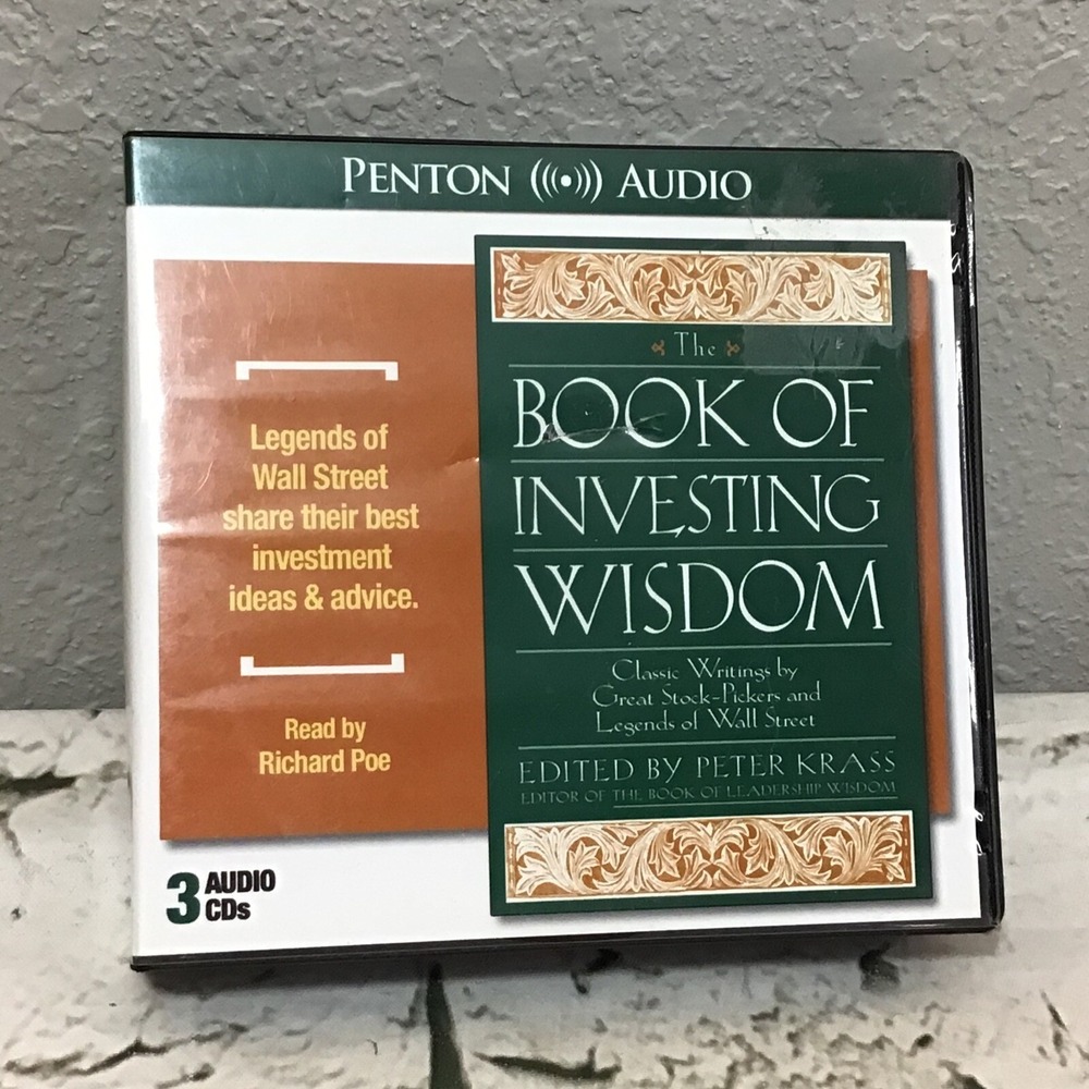 Book Of Investing Wisdom Peter Krass Audiobook 3 Cd Set